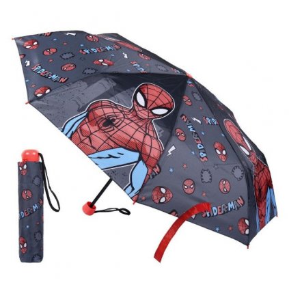 SKLÁDACÍ DEŠTNÍK SPIDERMAN > varianta 0660 antracitový