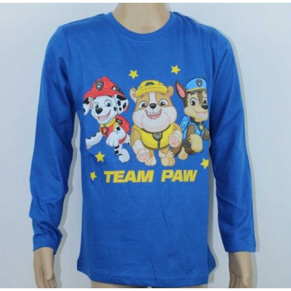 Tričko Tlapková Patrola Paw Patrol dlouhý rukáv > varianta 253 - sv. modré