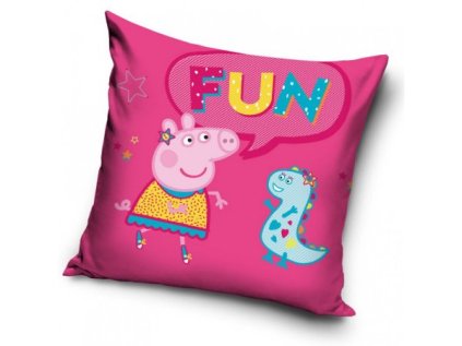 Polštářek Peppa Pig Pepina a Dino Bambino > varianta polštářek Pepina a Dino Bambin