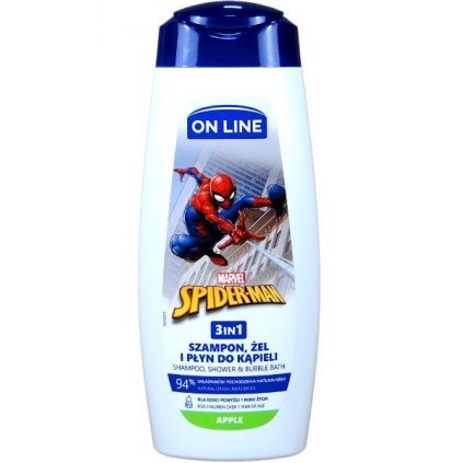 3v1 šampon, pěna a sprchový gel Disney Spiderman 400 ml > varianta 05-01