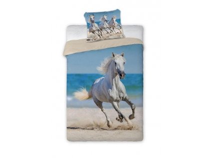 Povlečení Kůň na pláži 140-200, 70-90 > varianta 01 - Kůň na pláži