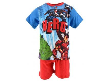 Letní komplet tričko a kraťasy Avengers > varianta 2091 modro - červené