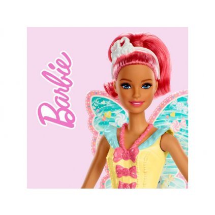 Magický ručníček Barbie Motýlí Víla 30x30 cm > varianta ručníček Magický