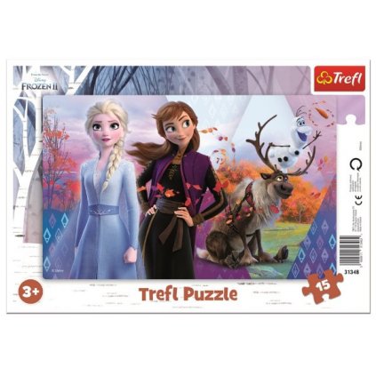 PUZZLE FROZEN 2 Ledové království 15 DÍLKŮ > varianta 001- puzzle-15