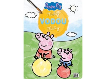 Omalovánky maluj vodou Prasátko Peppa Pig ve školce > varianta 03-b