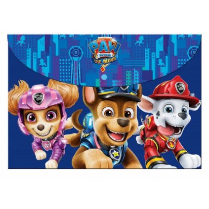 Paw Patrol Tlapková Patrola psaníčko plastová obálka A4 0153