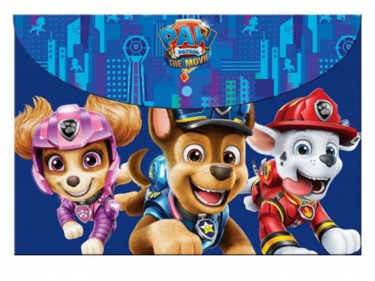 Paw Patrol Tlapková Patrola psaníčko plastová obálka A4 0153