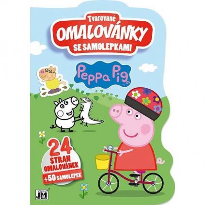 Tvarované malovánky A4 Prasátko Peppa Pig se samolepkami > varianta 05-2