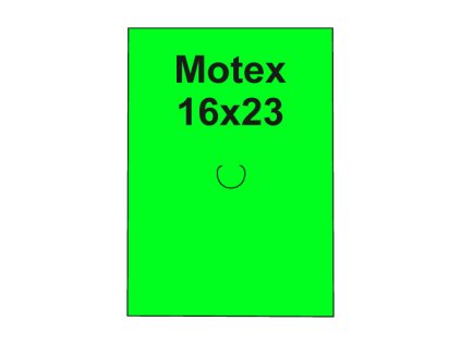 etikety cen motex 16x23 hranate 870 etiket kotoucek zelene