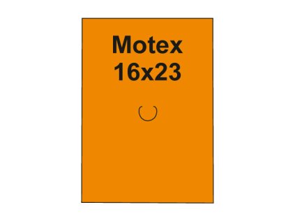 etikety cen motex 16x23 hranate 870 etiket kotoucek oranzove