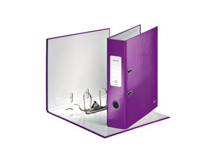 pakovy sanon 80 mm a4 pp karton polakovany leitz 180 active wow fialovy