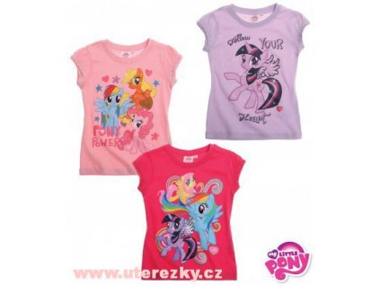 MLP My Little Pony Tričko s krátkým rukávem > varianta 01 - růžová > velikost 92