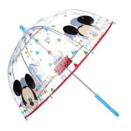 DEŠTNÍK DISNEY MICKEY průhledný > varianta 0346 průhl., modrá ruk