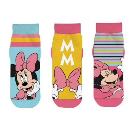 SADA 3 KS PONOŽKY MINNIE > varianta 38132 tyrkysovo - růžové