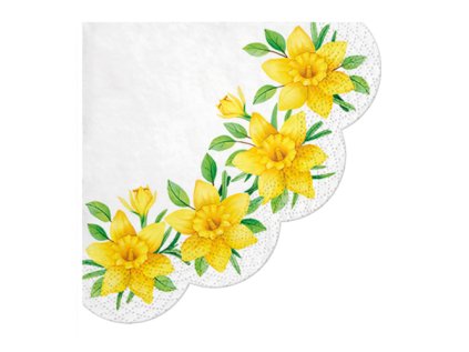 ubrousky paw r 32 cm daffodils in bloom