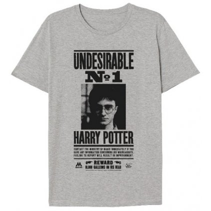 Tričko Harry Potter 59982 - šedé > varianta 59982 - šedé
