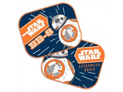 Stínítka do auta clona sada 2ks Star Wars BB-8 59315 > varianta star wars 59315