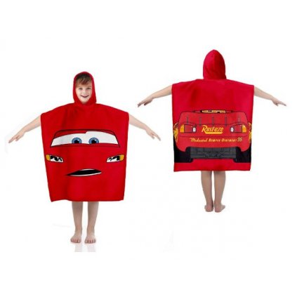 Carbotex Dětské pončo Cars 3 Blesk McQueen > varianta Cars Blesk McQueen