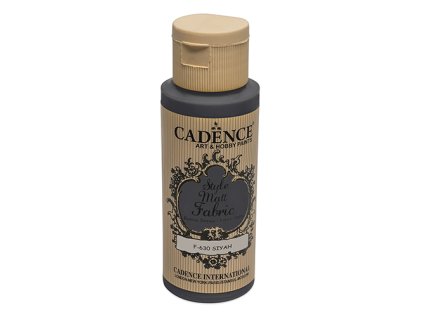 textilni barva cadence matt cerna 59 ml