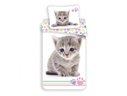 JERRY FABRICS DĚTSKÉ POVLEČENÍ Kočka kotě Kitten colour > varianta 01 - Kitten colour