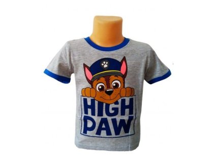 Tričko Tlapková Patrola Paw Patrol krátký rukáv > varianta 01 - šedé