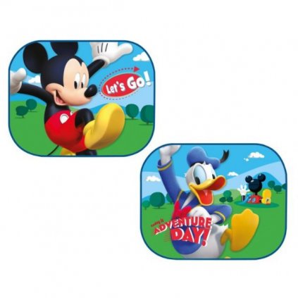 Stínítka do auta clona Mickey a Donald 2ks > varianta Mickey a Donald
