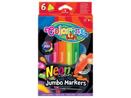 Colorino fixy Jumbo TRIO Neon 6 barev > varianta 06-6-neon