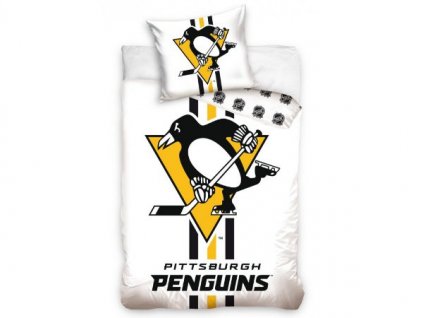 Hokejové povlečení NHL Pittsburgh Penguins White > varianta Pittsburgh Penguins White