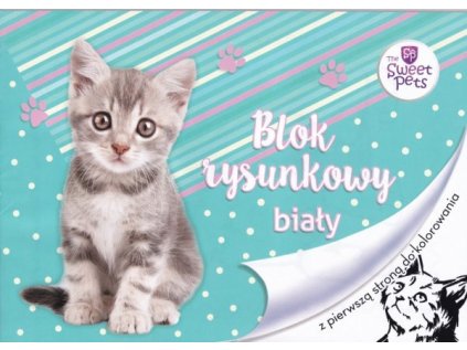 KRESLÍCÍ BLOK SWEET PETS KOČKA > varianta 01-070-0555