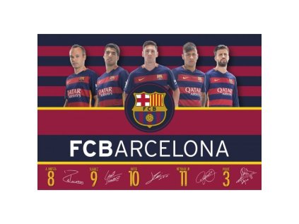 Podložka FC Barcelona laminovaná > varianta 001-01b