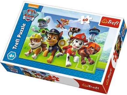 Puzzle Tlapková patrola Paw Patrol Připraveni k akci 60 dílků > varianta 001-puzzle-60