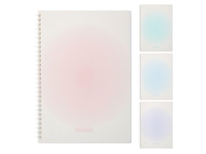 spiralovy zapisnik b5 meeboki 4 barvy