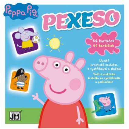Pexeso v sešitu Prasátko Peppa Pig > varianta Pexeso 01