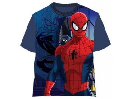 tričko Spiderman krátký rukáv > varianta 19751 tm. modré