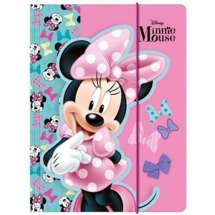 SPISOVÁ SLOŽKA - DESKY NA SEŠITY A4 MINNIE MOUSE > varianta 01-0211