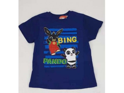 Tričko Veselý zajíček Bing > varianta 642 - modrá