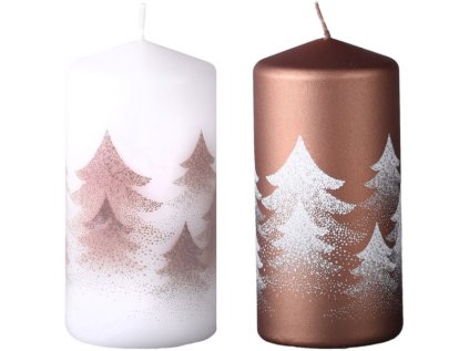 Válec svíčka 60x120 mm potisk stromek