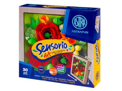 modelovacia hmota s ramikom astra sensorio art maky 30 farieb 336125004