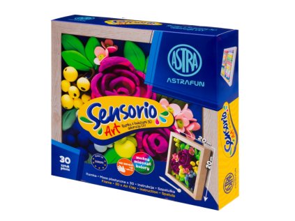 modelovacia hmota s ramikom astra sensorio art ruze 30 farieb 336125001