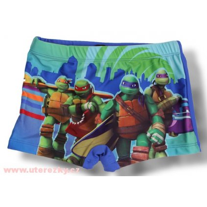 Nohavičkové plavky Želva Ninja > varianta 259 modrá > velikost 98