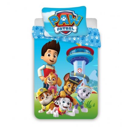 ST 105686 povleceni postylka paw patrol blue baby