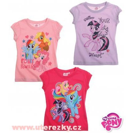 MLP My Little Pony Tričko s krátkým rukávem > varianta 01 - sv.růžová > 92