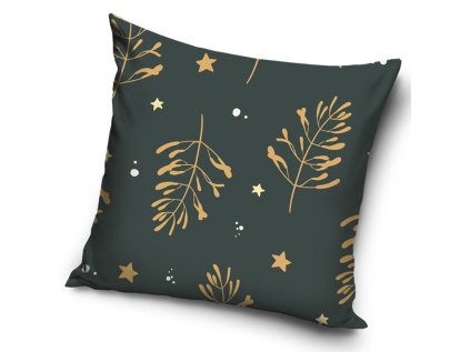 44773 velurovy povlak na polstarek sede kouzlo jmeli 40x40 cm posz