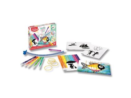 MAPED Creativ Blowpen String´Art Foukací pero - sada - 6 barev