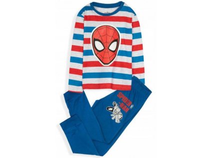 Pyžamo Spiderman > varianta 1207 proužek - modrá