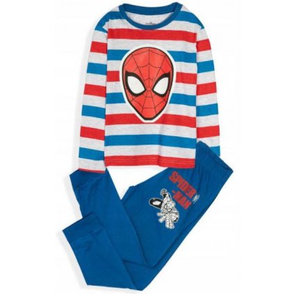 Pyžamo Spiderman > varianta 1207 proužek - modrá