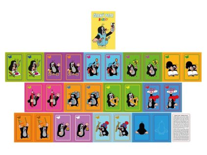 Krtek černý petr - barvy