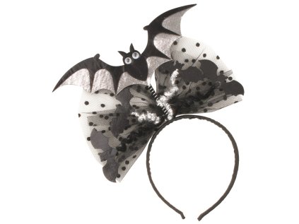 stribrna celenka se trpytkami a masle s netopyrem