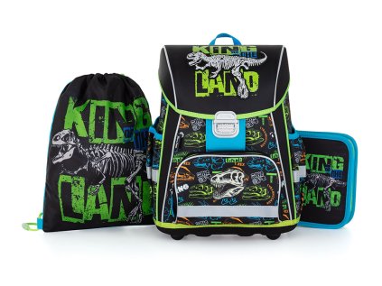Karton P+P Školní set 3ks PREMIUM Premium Dinosaurus 2023 batoh, sáček, penál