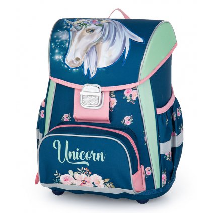 Karton P+P Školní batoh PREMIUM Unicorn 1 Jednorožec 2023